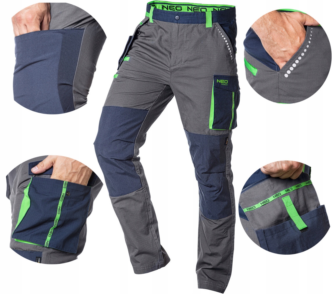 NEO TOOLS dlhé pracovné nohavice 81-227, veľkosť XL